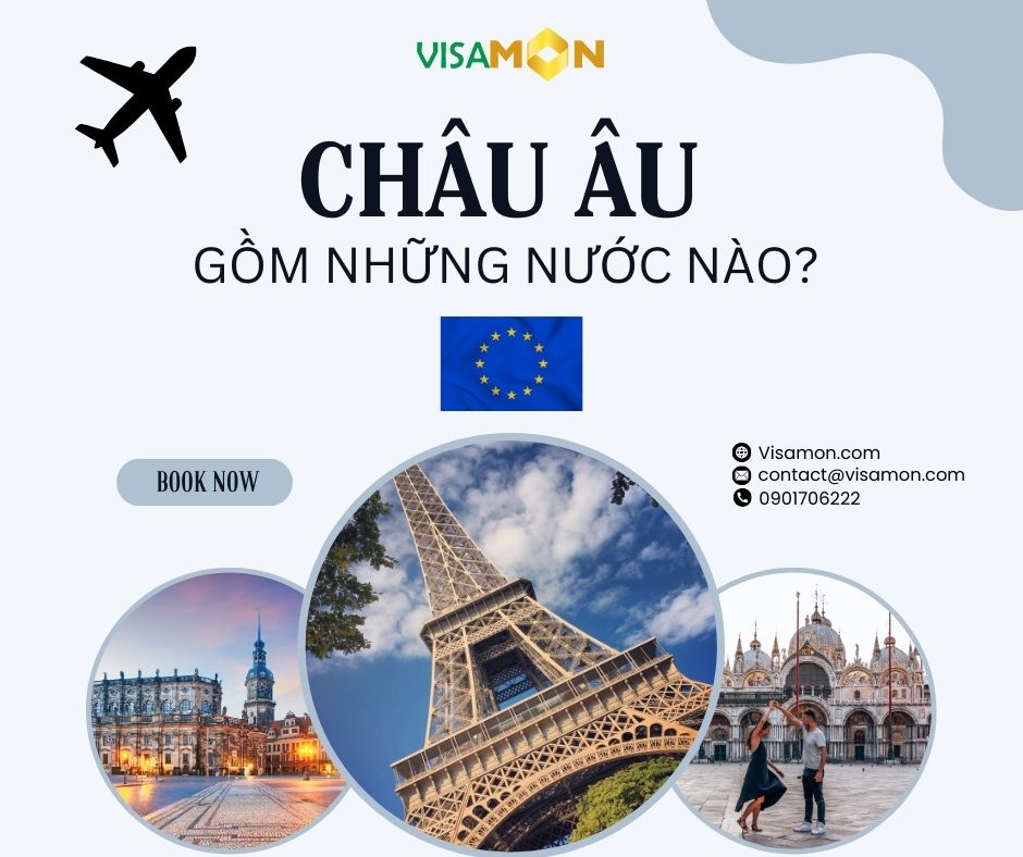 Châu Âu gồm những nước nào 