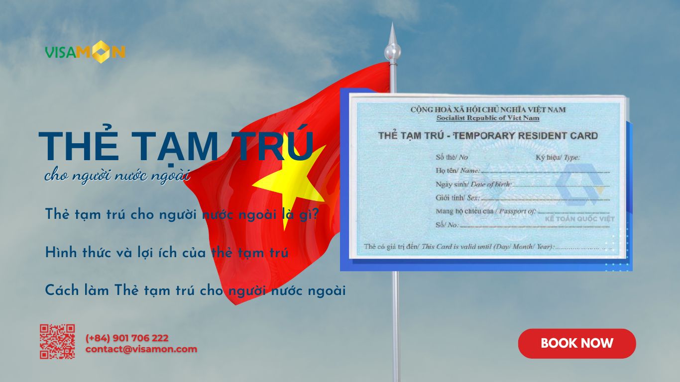 Thẻ tạm trú cho người nước ngoài 