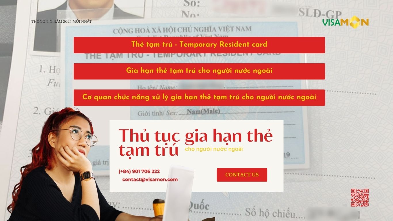 Thủ tục gia hạn thẻ tạm trú online cho người nước ngoài