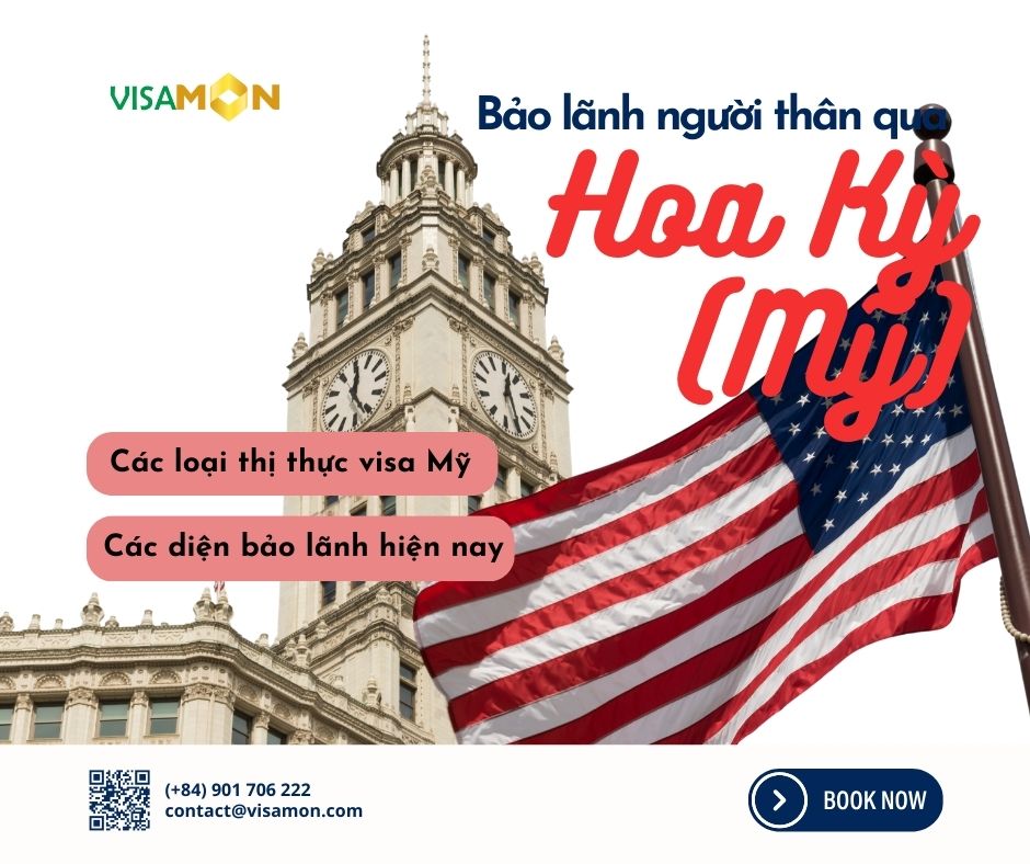  Thủ tục Bảo lãnh người thân sang Mỹ