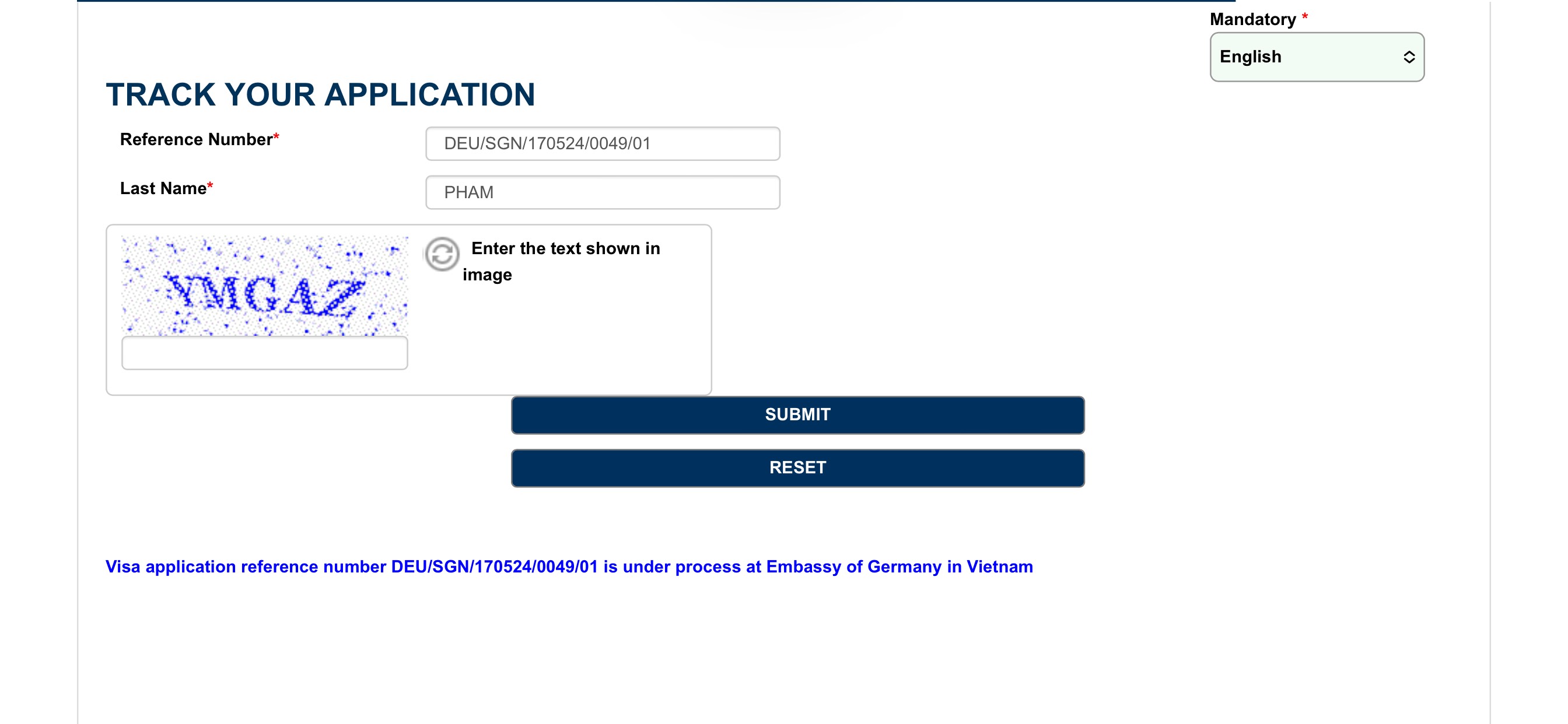 check visa đức