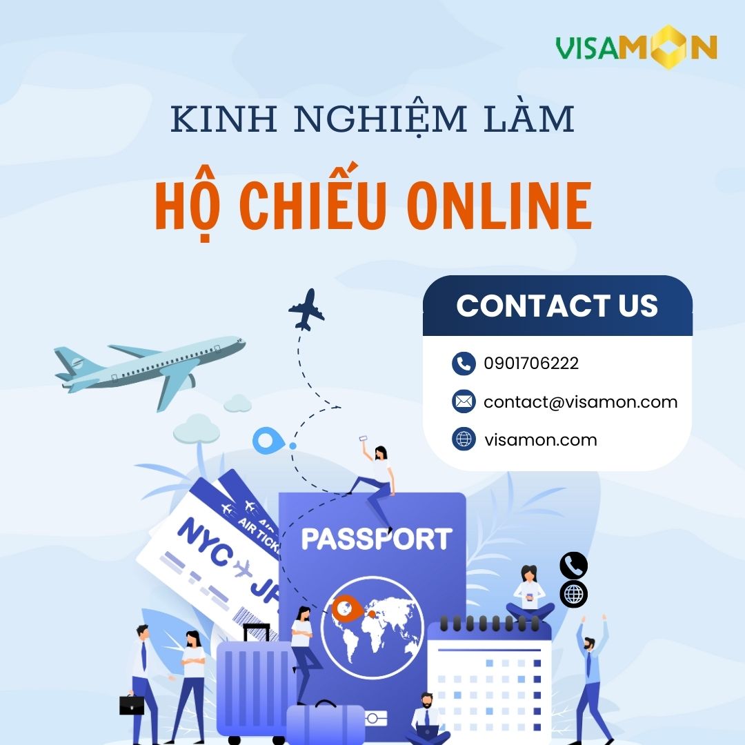 Kinh nghiệm làm hộ chiếu online