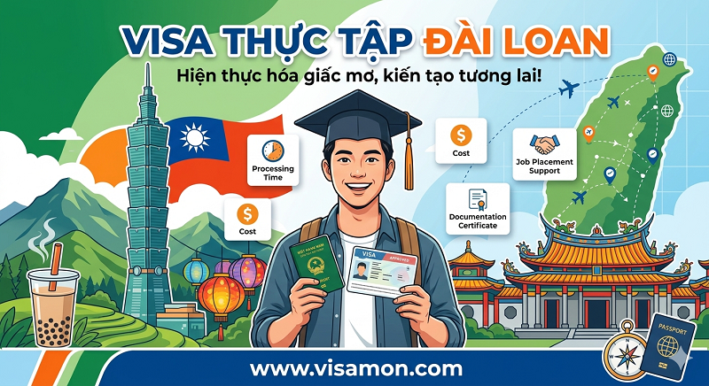 visa thuc tap dai loan