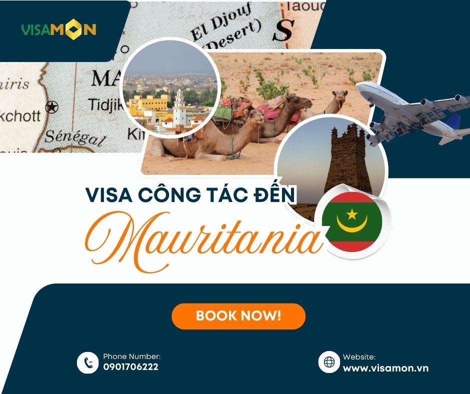 Visa công tác đến Mauritania
