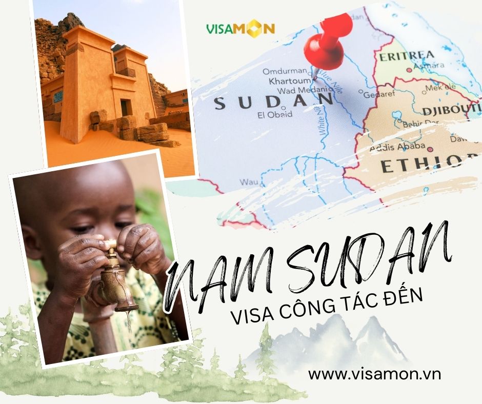Visa công tác đến Nam Sudan