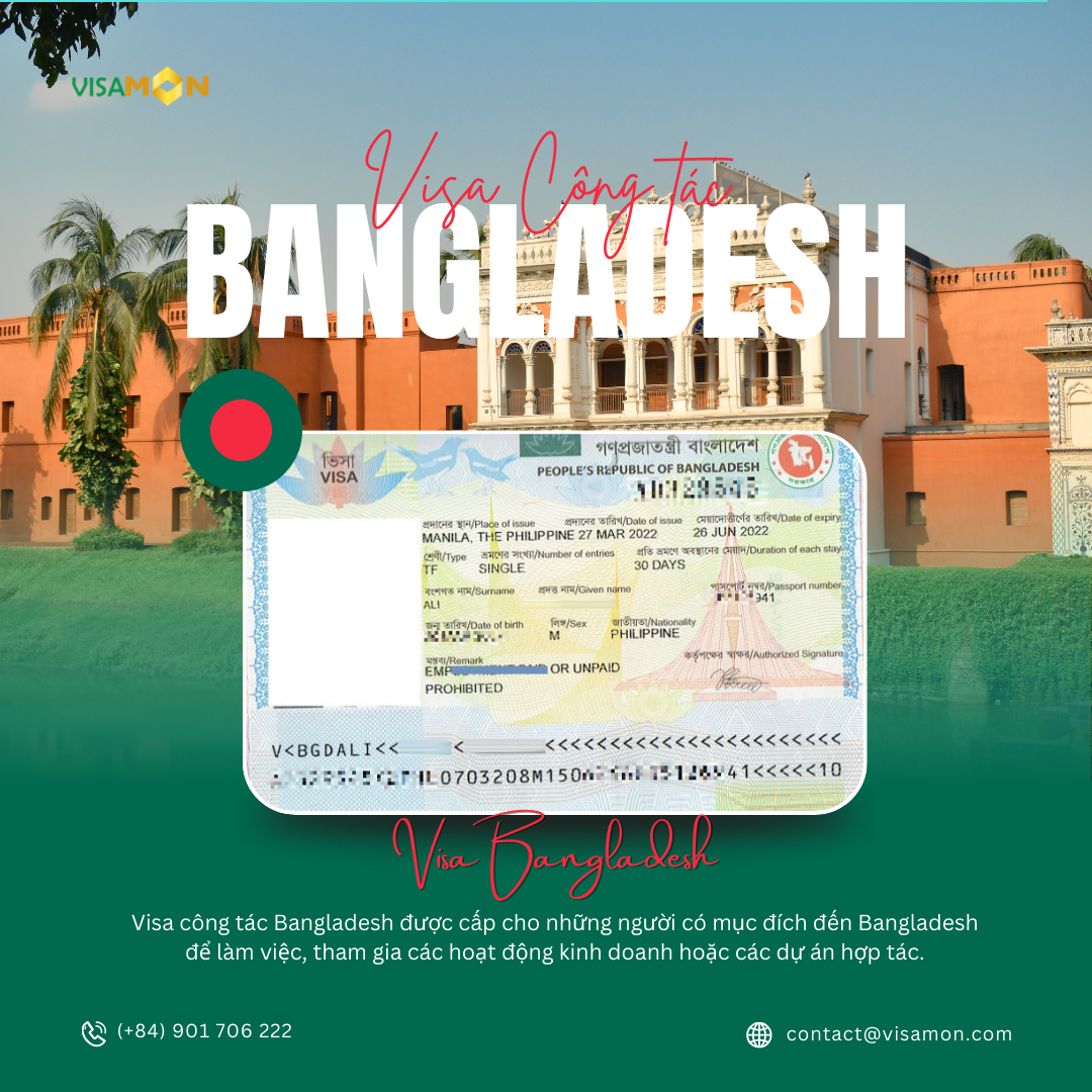 Visa Công tác Bangladesh