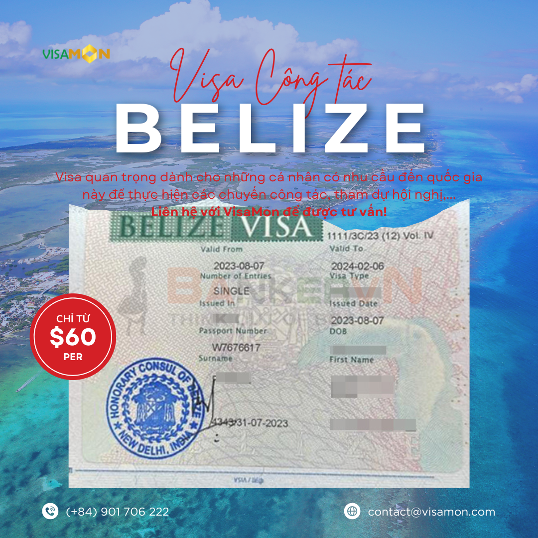 Visa Công tác Belize