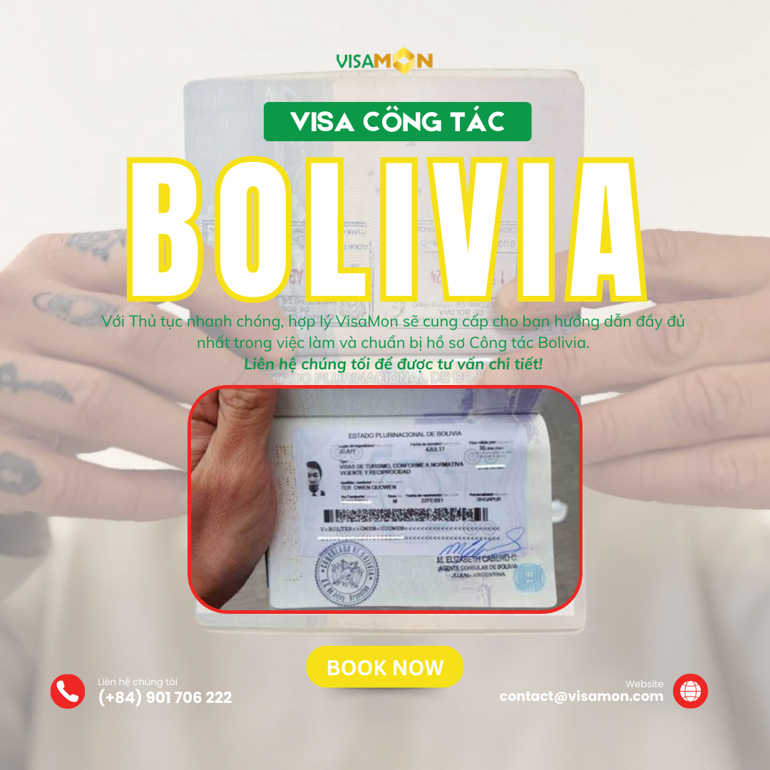 Visa Công tác Bolivia