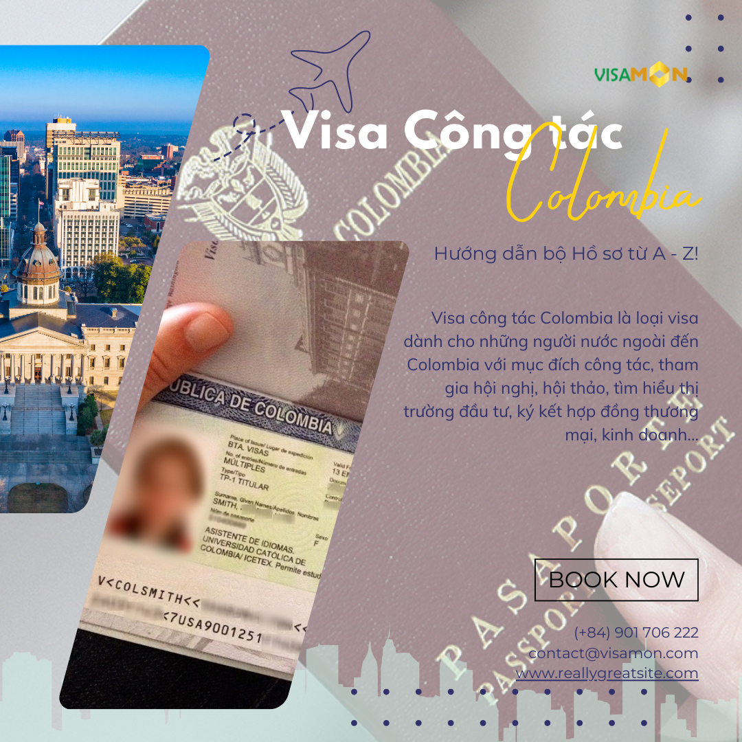 Visa Công tác Colombia