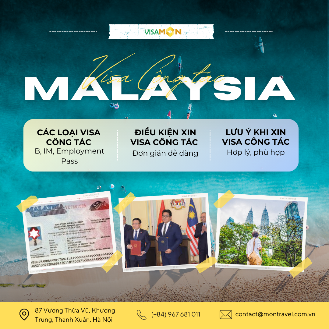  Visa Công tác Malaysia 