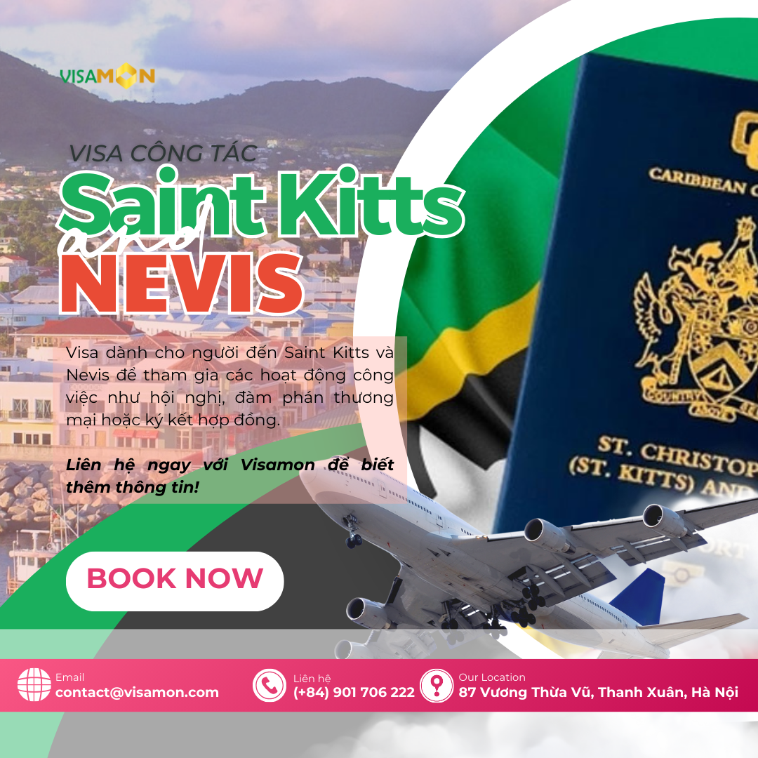 Visa Công tác Saint Kitts và Nevis