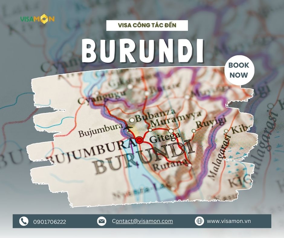 Visa công tác đến Burundi