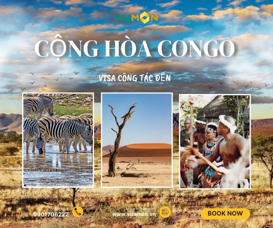 Visa công tác đến Cộng hòa Congo 