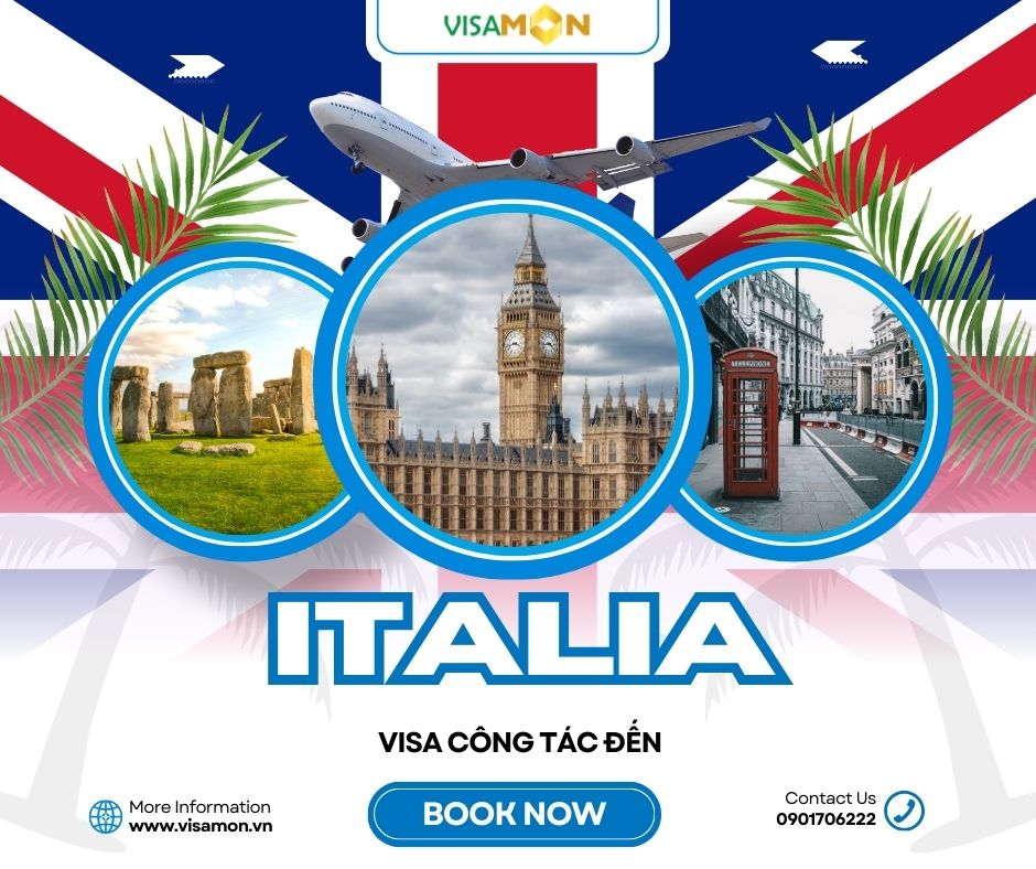 Visa công tác đến Italia 
