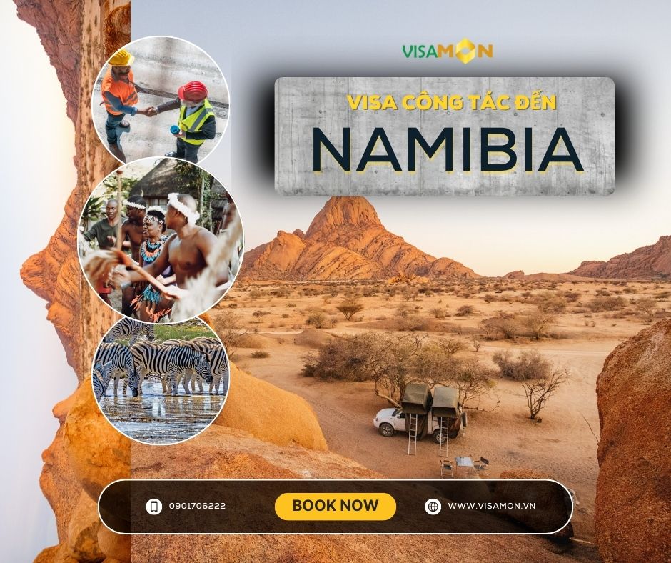 Visa công tác đến Namibia 