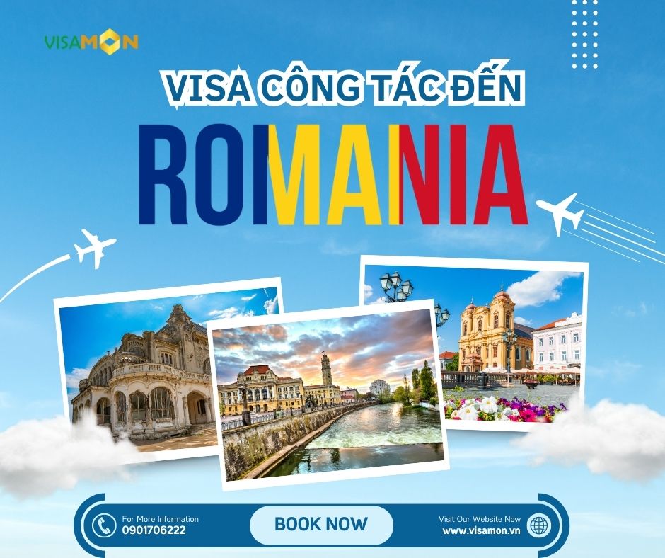 Visa công tác đến Romania 