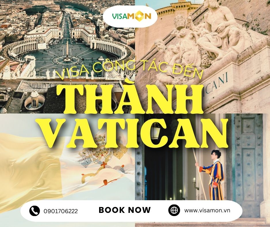 Visa công tác đến Thành Vatican