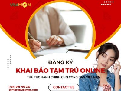 Đăng ký khai báo tạm trú trực tuyến