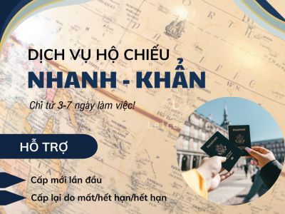 Dịch vụ làm Hộ chiếu nhanh