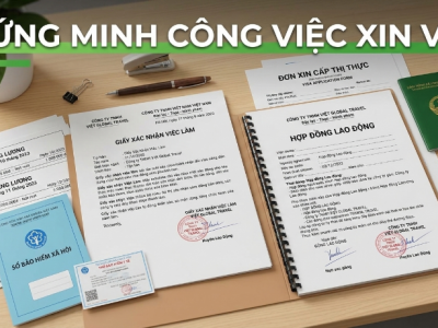Hướng dẫn Chứng minh công việc xin visa