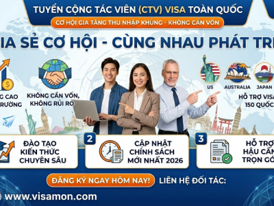 Tuyển Cộng Tác Viên Visa Toàn Quốc