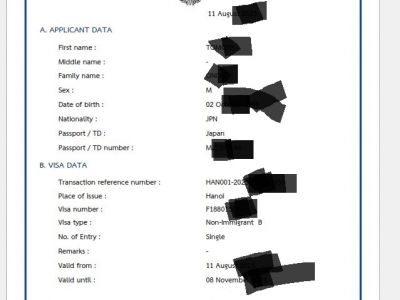 Visa Non-Immigrant B Thái Lan